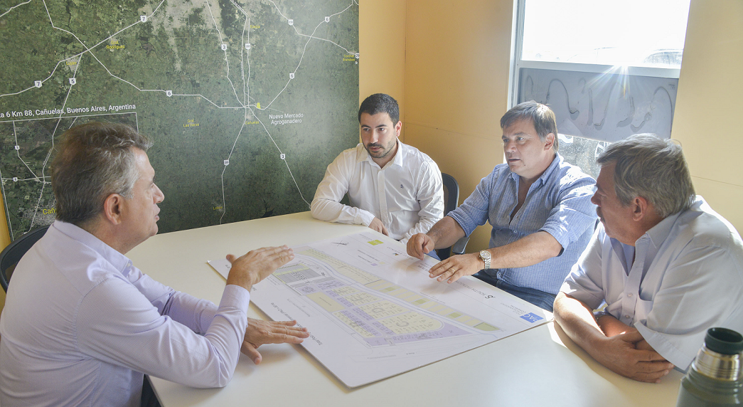 Seguimiento oficial de las obras del nuevo Mercado Agroganadero en Cañuelas