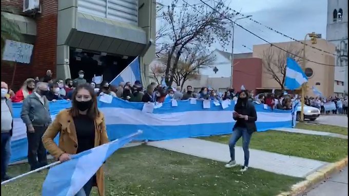 Movilización popular en Avellaneda para rechazar intervención en Vicentin
