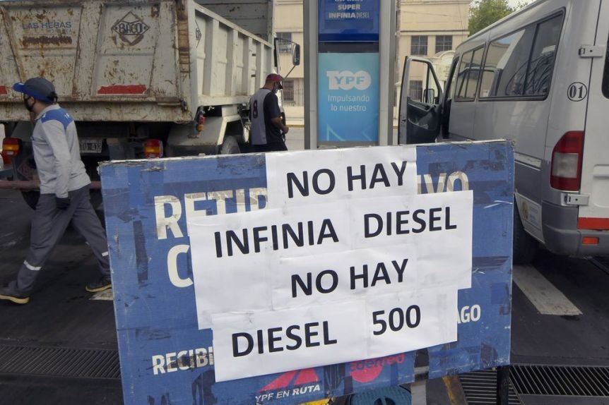En Entre Ríos, la falta de combustible hace peligrar el fin de la gruesa