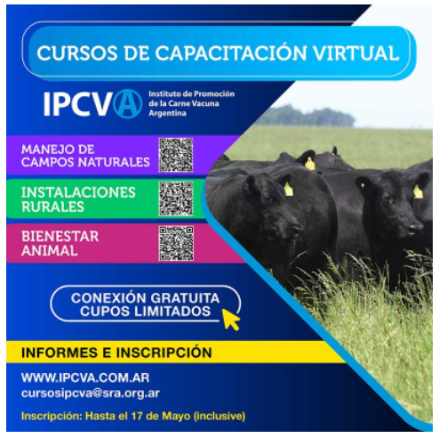 El IPCVA dicta cursos de capacitación sobre manejo de campos naturales, bienestar animal y establecimientos rurales