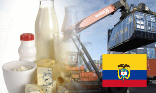 Cae a 2.268 toneladas la exportación de lácteos argentinos a Colombia